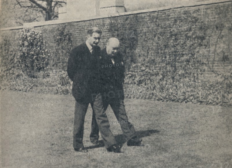 'Mr. Anthony Eden Visits The Prime Minister', 1940s, (1945). Creator: Unknown.
