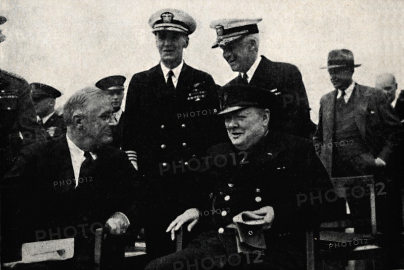 'American President and British Premier', 14 August 1941, (1945). Creator: Unknown.