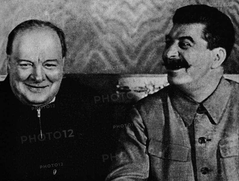 'Joseph Stalin and Mr. Churchill (1942)', (1945). Creator: Unknown.