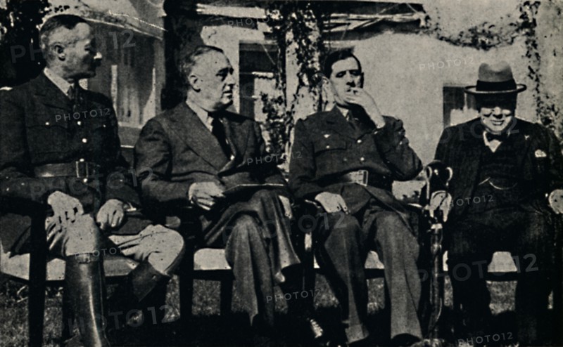 'Allied Conference at Casablanca, French Morocco', January 1943, (1945). Creator: Unknown.