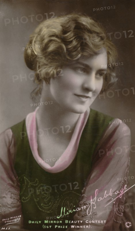 'Miriam Babbage, (c1880-1950) - Daily Mirror Beauty Contest (1st Prize Winner)', c1930. Creator: Unknown.