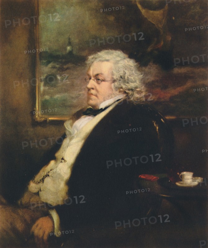 'William Makepeace Thackeray 1811-1863', c1850, (1942). Creator: Sir John Gilbert.
