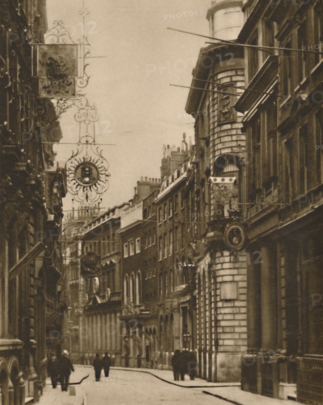 'The Old Signs Have Come Back To Lombard Street', c1935. Creator: W Whiffin.
