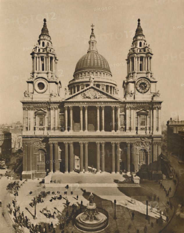 'The Great Church Built By Wren On The Site of Old St. Paul's', c1935. Creator: Francis Frith & Co.