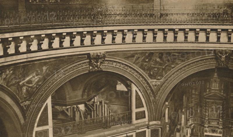 'From Crown To Base of London's Vast Cathedral: The Whispering Gallery', c1935. Creator: Unknown.