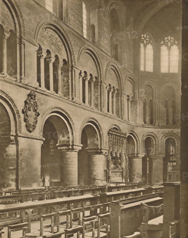 'Within Great St. Bartholomew's: Rahere's Tomb in the Choir', c1935. Creator: Joel.