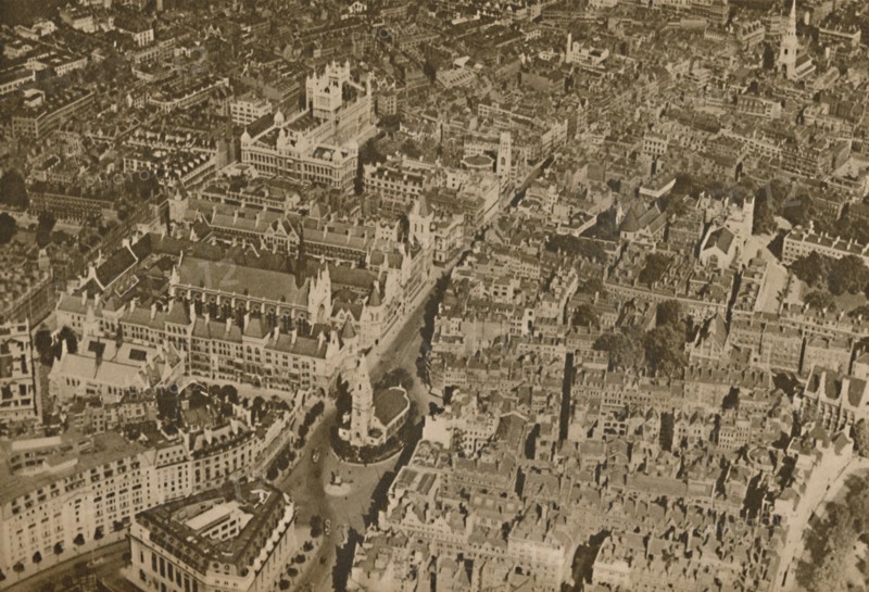 'The Lair of the Law as Few Londoners Ever See It: The Temple and the Courts of Justice', c1935. Creator: Unknown.
