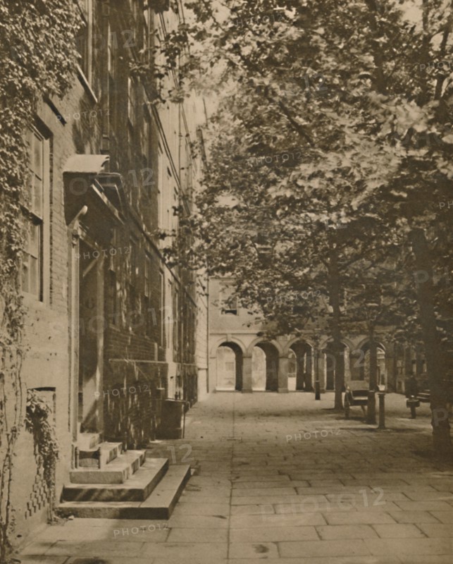 'Pump Court in its Summer Garment of Leaves and Sunlight', c1935. Creator: Unknown.