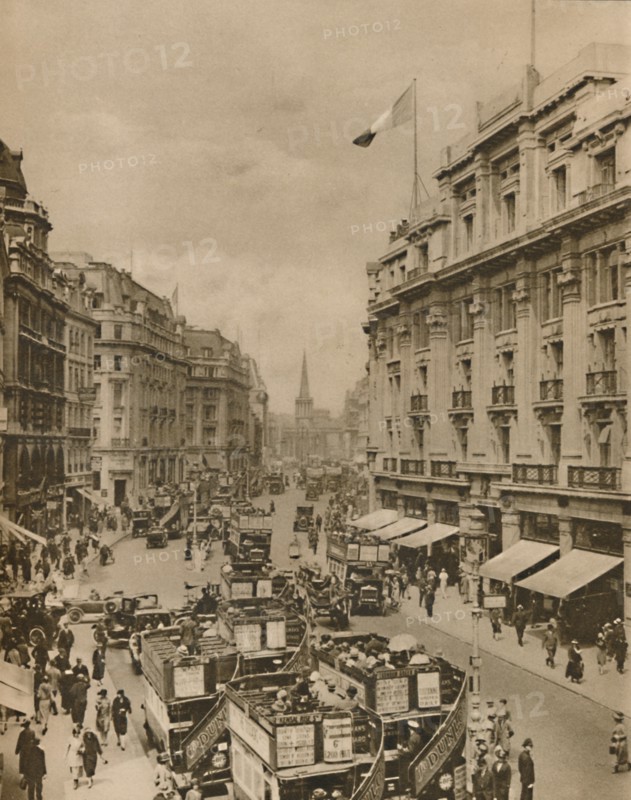'Upper Part off Regent Street, The Paradise of London's Shoppers', c1935. Creator: Unknown.