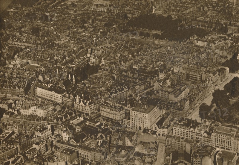 'The Puzzle of Familiar Streets from a New and Thrilling Vantage Point', c1935. Creator: Unknown.