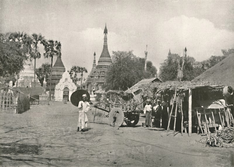 'Street Scene, Bhamo', 1900. Creator: Unknown.