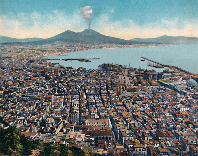 'Napoli - Panorama Da S. Martino', (View from San Martino), c1900. Creator: Unknown.