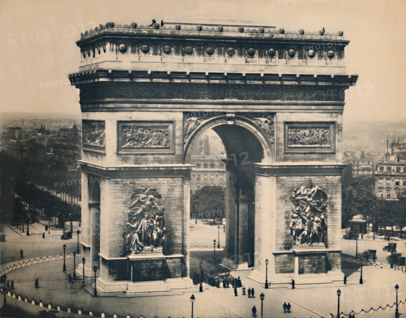 'Paris. - L'Arc De Triomphe. - LL, c1910. Creator: Unknown.