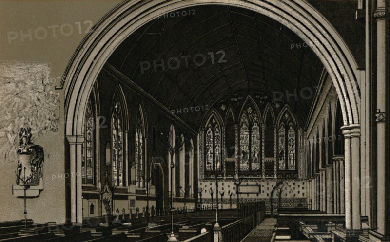 'St. Nicholas Church, Interior', c1880. Creator: Unknown.