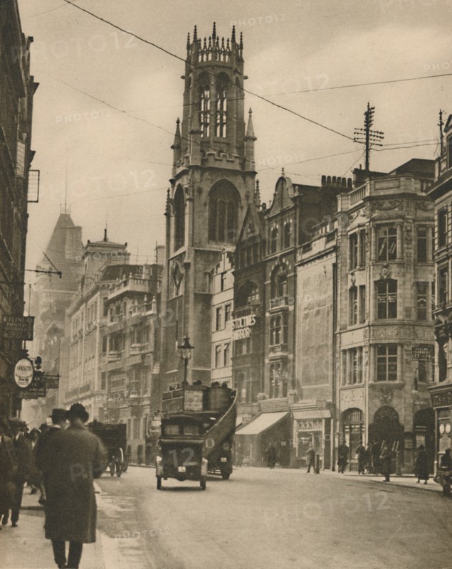 'St. Dunstan's Fleet Street, Izaak Walton's Parish Church', c1935. Creator: Unknown.