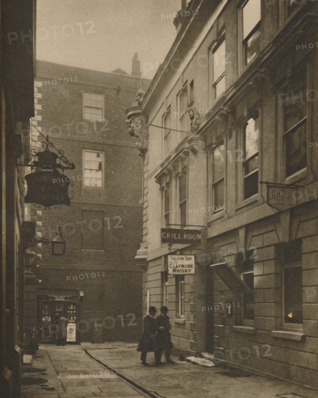 'In Devereux Court, Full of Eighteenth-Century Associations', c1935. Creator: Walter Benington.