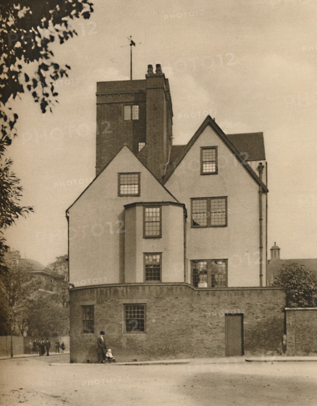'Canonbury Tower, an Old Manor House Turned into a Social Club', c1935. Creator: Donald McLeish.