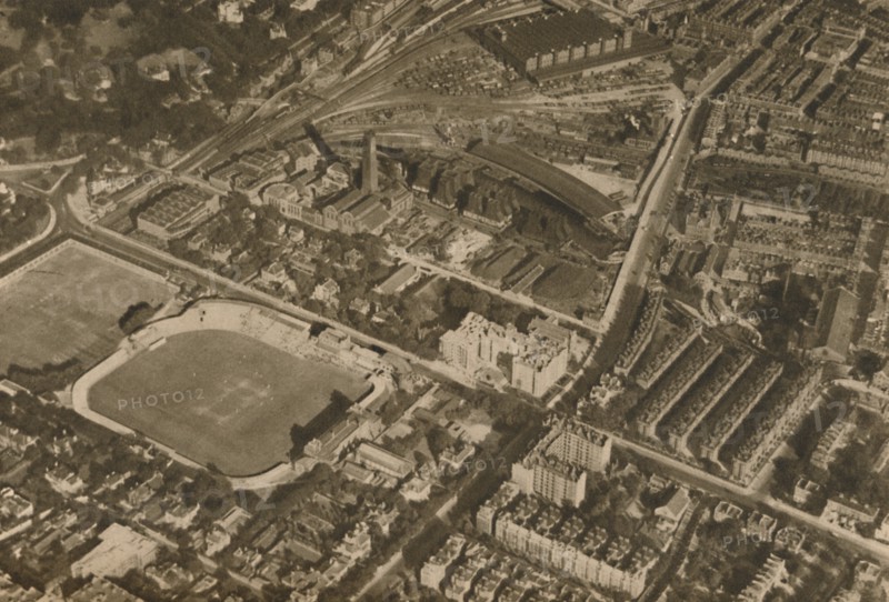 'An Aerial Camera's View of Lords and the District of Marylebone', c1935. Creator: Aerofilms.
