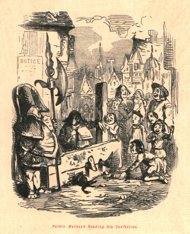 'Perkin Warbeck Reading his Confession', 1897.  Creator: John Leech.