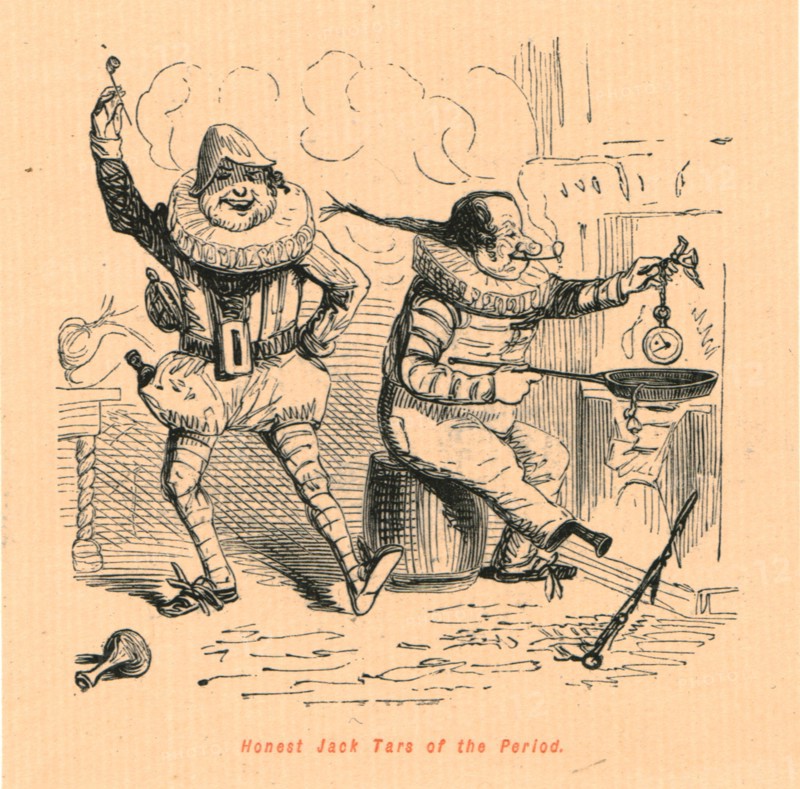 'Honest Jack Tars of the Period', 1897.  Creator: John Leech.