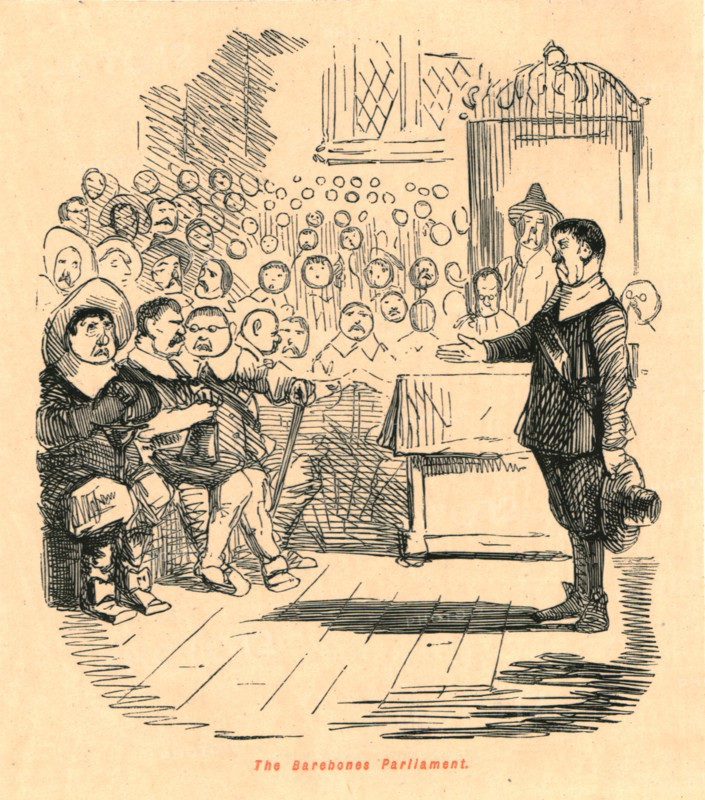 'The Barebones Parliament', 1897.  Creator: John Leech.