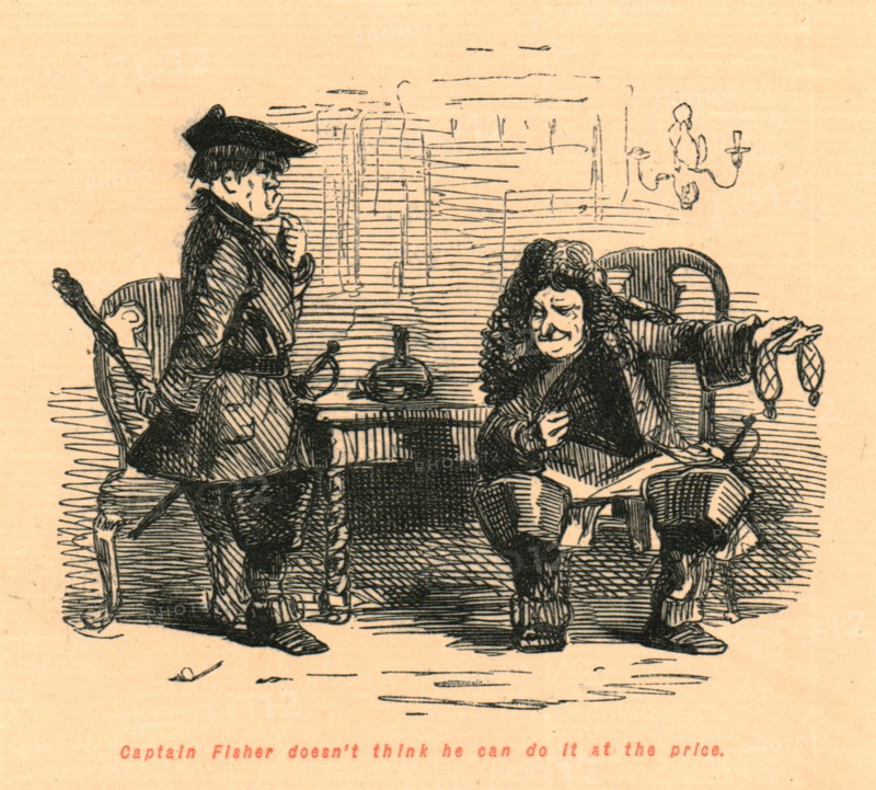 'Captain Fisher doesn't think he can do it at the price', 1897.  Creator: John Leech.