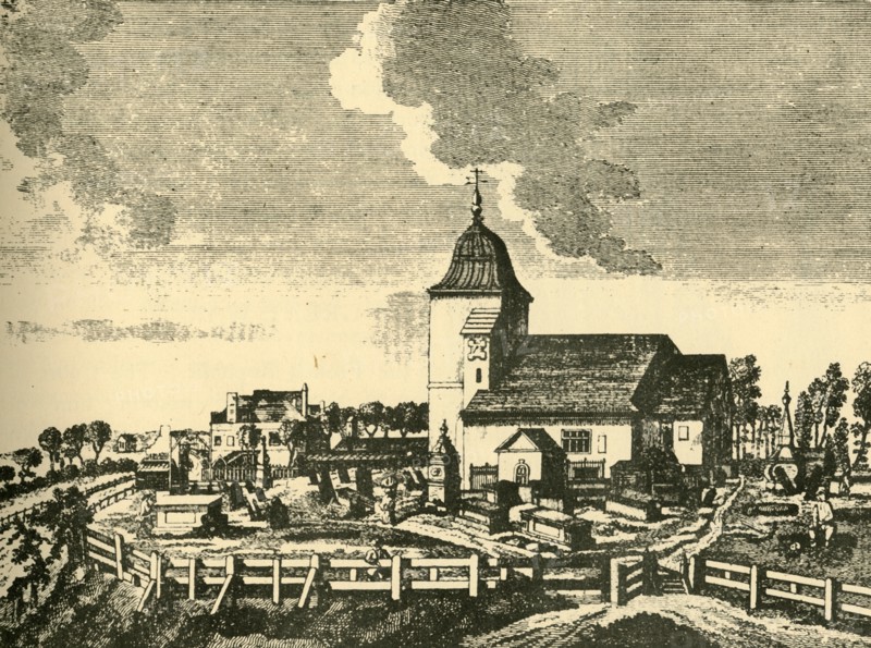 'Old St. Pancras Churchyard', c1780, (1925). Creator: Unknown.