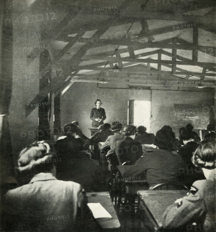 'W.A.A.F. Officer Lectures', c1943. Creator: Cecil Beaton.