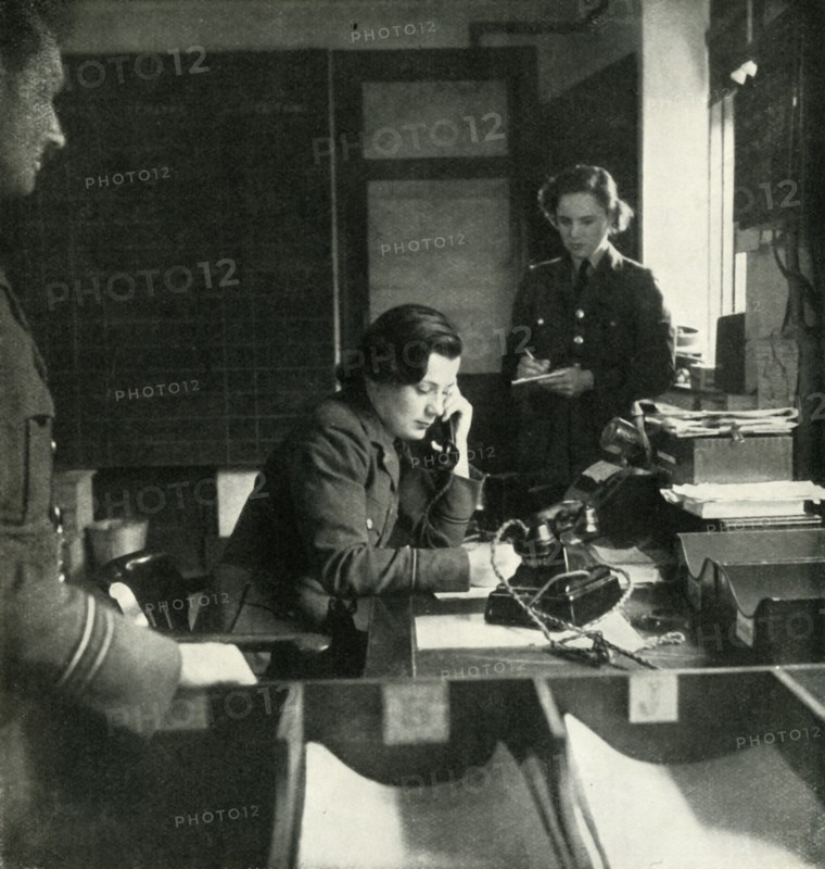 'A Station Intelligence Room', c1943. Creator: Cecil Beaton.