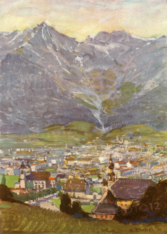 'Blick Vom Berg Isel Auf Innsbruck',  (View From Bergisel of Innsbruck), c1929. Creator: Unknown.