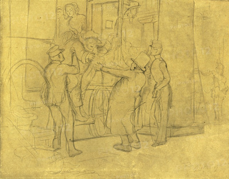 'Willkommen', mid-late 19th century, (c1924). Creator: Carl Spitzweg.