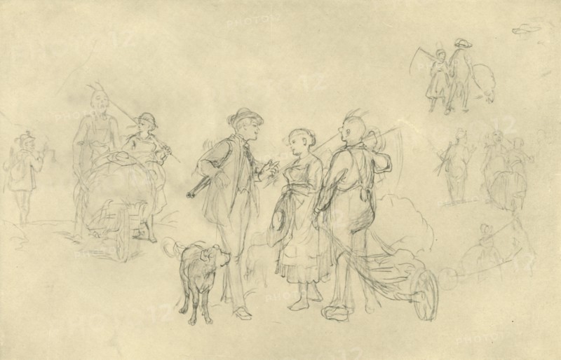 'Verabredetes Rendezvous', mid-late 19th century, (c1924). Creator: Carl Spitzweg.