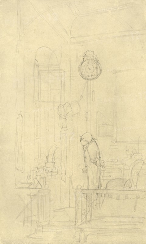 'Der Kaktusfreund', mid-late 19th century, (c1924).  Creator: Carl Spitzweg.