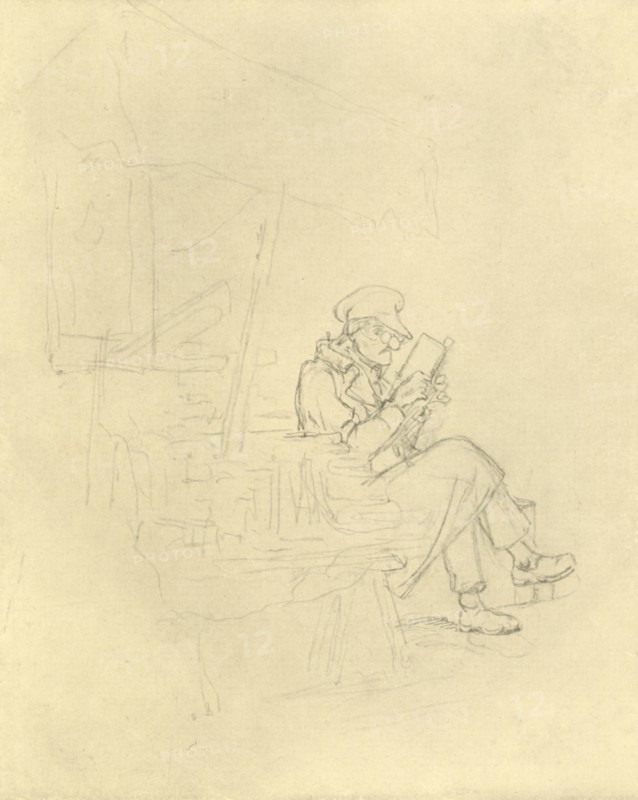'Der Antiquar', mid-late 19th century, (c1924). Creator: Carl Spitzweg.