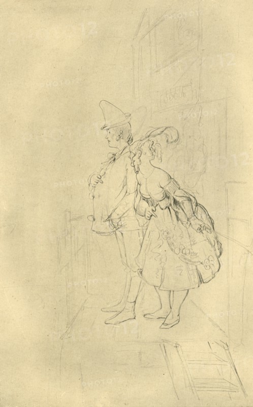 'Treten Sie ein, meine Herrschaften!', mid-late 19th century, (c1924).  Creator: Carl Spitzweg.