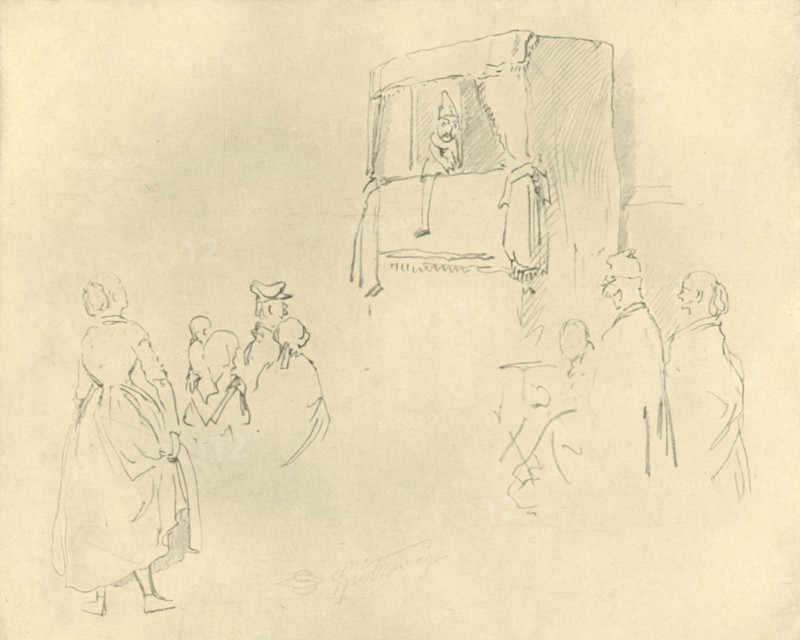 'Kasperltheater I', mid-late 19th century, (c1924).  Creator: Carl Spitzweg.