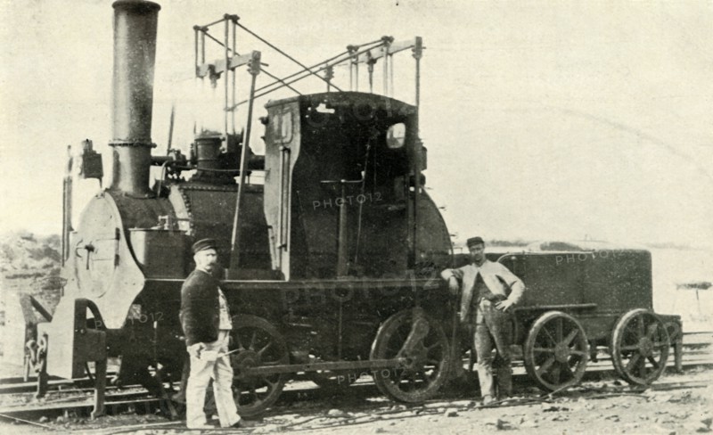 'An Early Colliery Locomotive', c1930. Creator: Unknown.