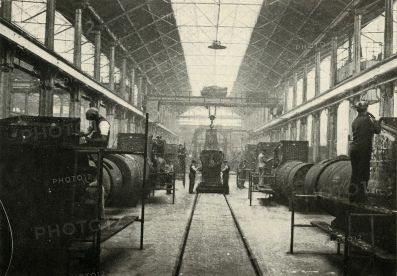 'The Boiler Shop, Locomotive Works, Swindon', c1930. Creator: Unknown.