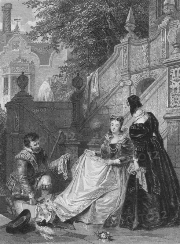 'Scene From Sir Walter Scott's Kenilworth. Wayland, Amy Robsart & Janet', 1834.  Creator: E Smith.