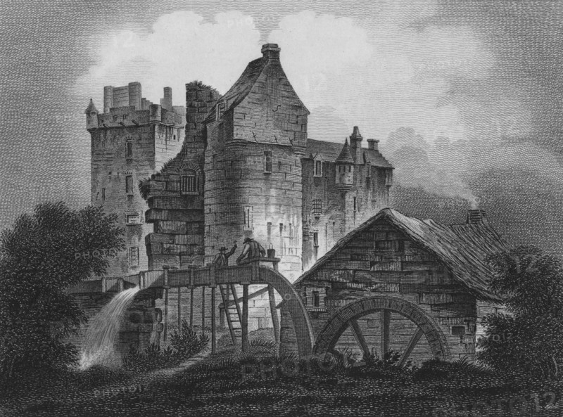 'Elcho Castle', 1803. Creator: James Fittler.