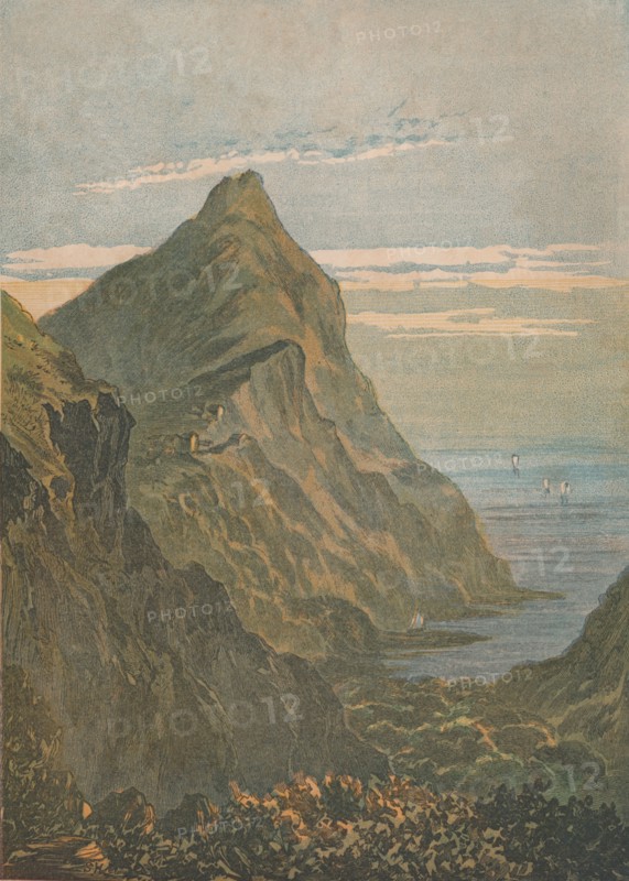 'Hartland Point. Near Clovelly, North Devon', 1864.  Creator: Unknown.