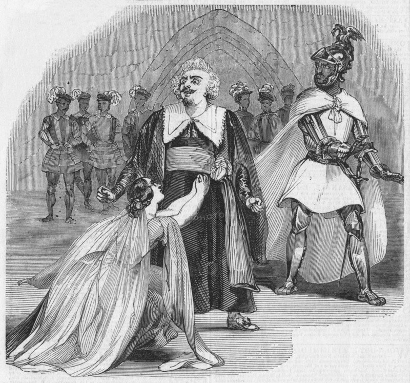 'Scene from the Opera of "Otello", at her Majesty's Theatre', 1900. Creator: Unknown.