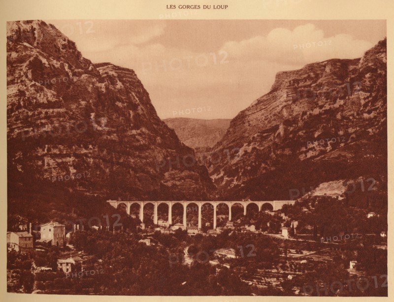 'The Viaduct and the access to the Gorges', 1930. Creator: Unknown.