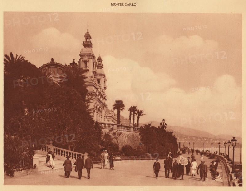 'The Terraces and the Casino, Monte Carlo', 1930. Creator: Unknown.