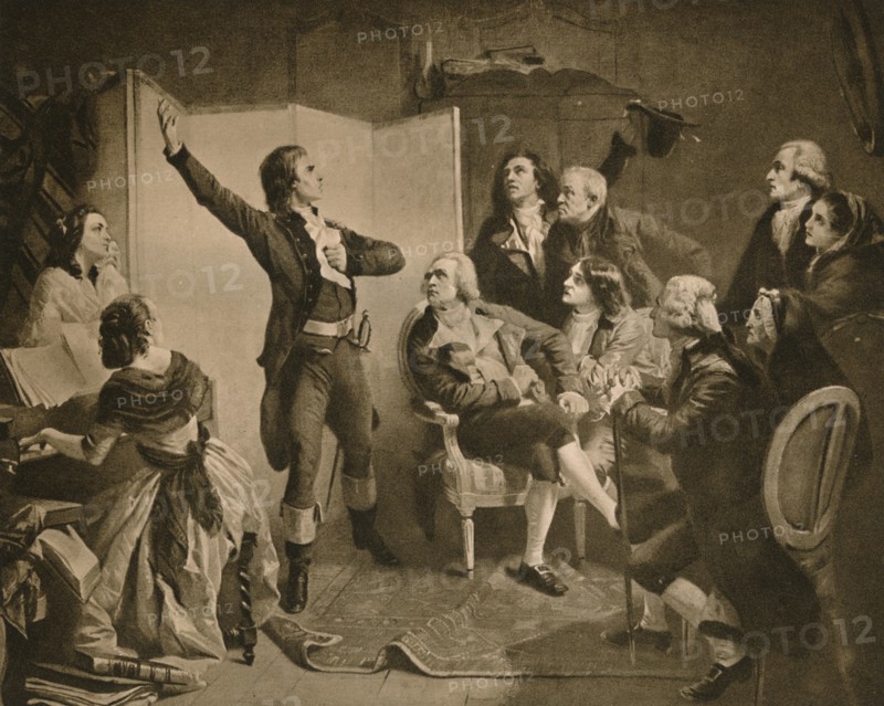 'The First Singing of the Marseillaise', 1895. Creator: Isidore Pils.