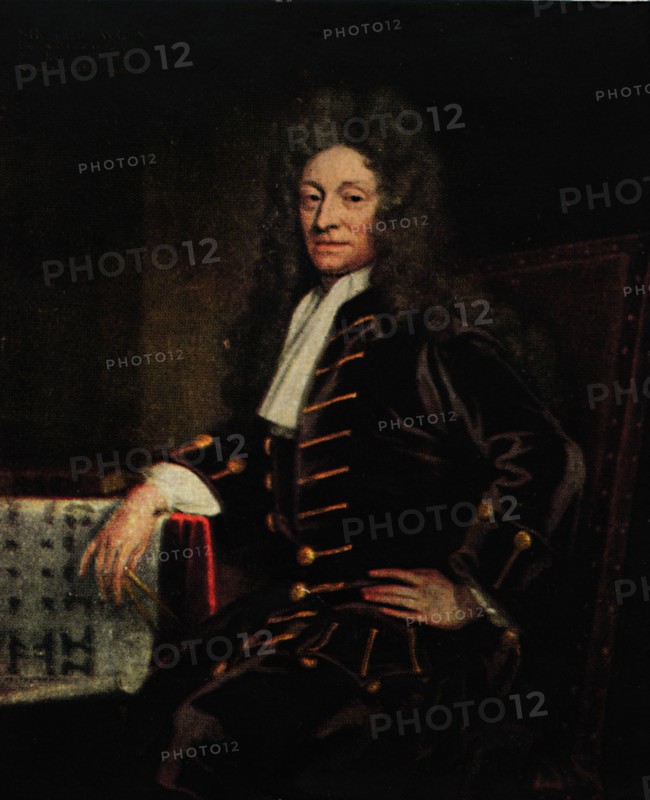 'Pathfinders - Sir Christopher Wren', 1711, (1922). Creator: Sir Godfrey Kneller.