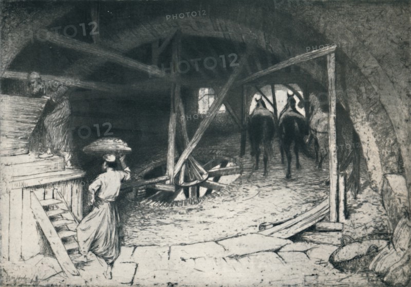 'A Galilean Flour Mill', late 19th-early 20th century, (1922).  Creator: William Brassey Hole.