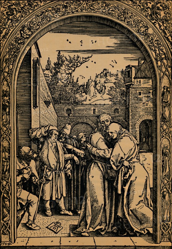 'Joachim und Anna', 1504. Creator: Albrecht Durer.