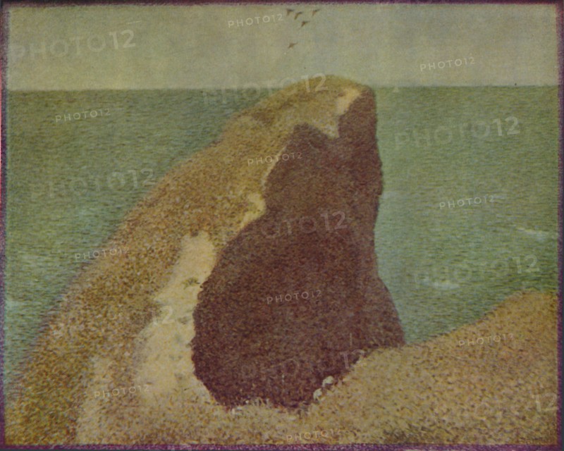 'Le Bec Du Hoc, Grandcamp', 1885, (1937). Creator: Georges-Pierre Seurat.