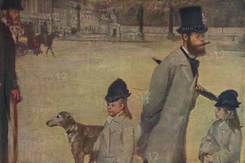 'Le Vicomte Lepic', 1875, (1937). Creator: Edgar Degas.